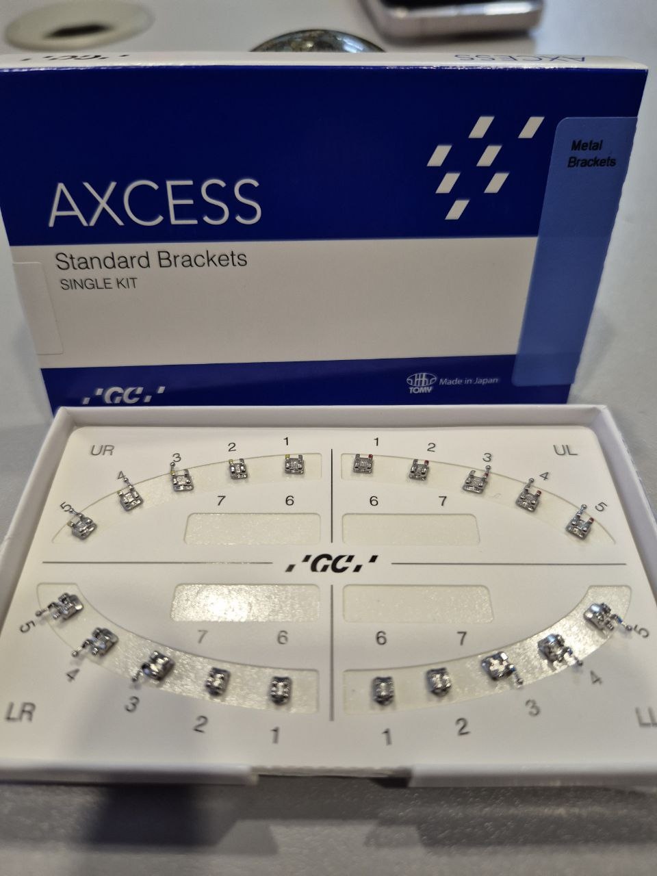 Брекети металеві Axcess Roth 022 гачок 3,4,5 GС (Japan) (набір)