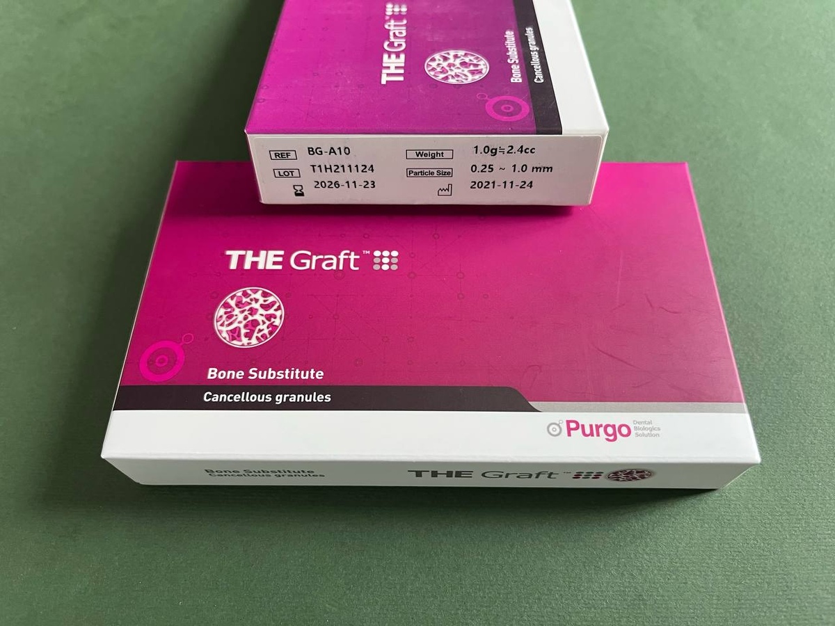 Кістковий матеріал Purgo The Graft 1 г (2,4 см. куб.) природного походження (S)