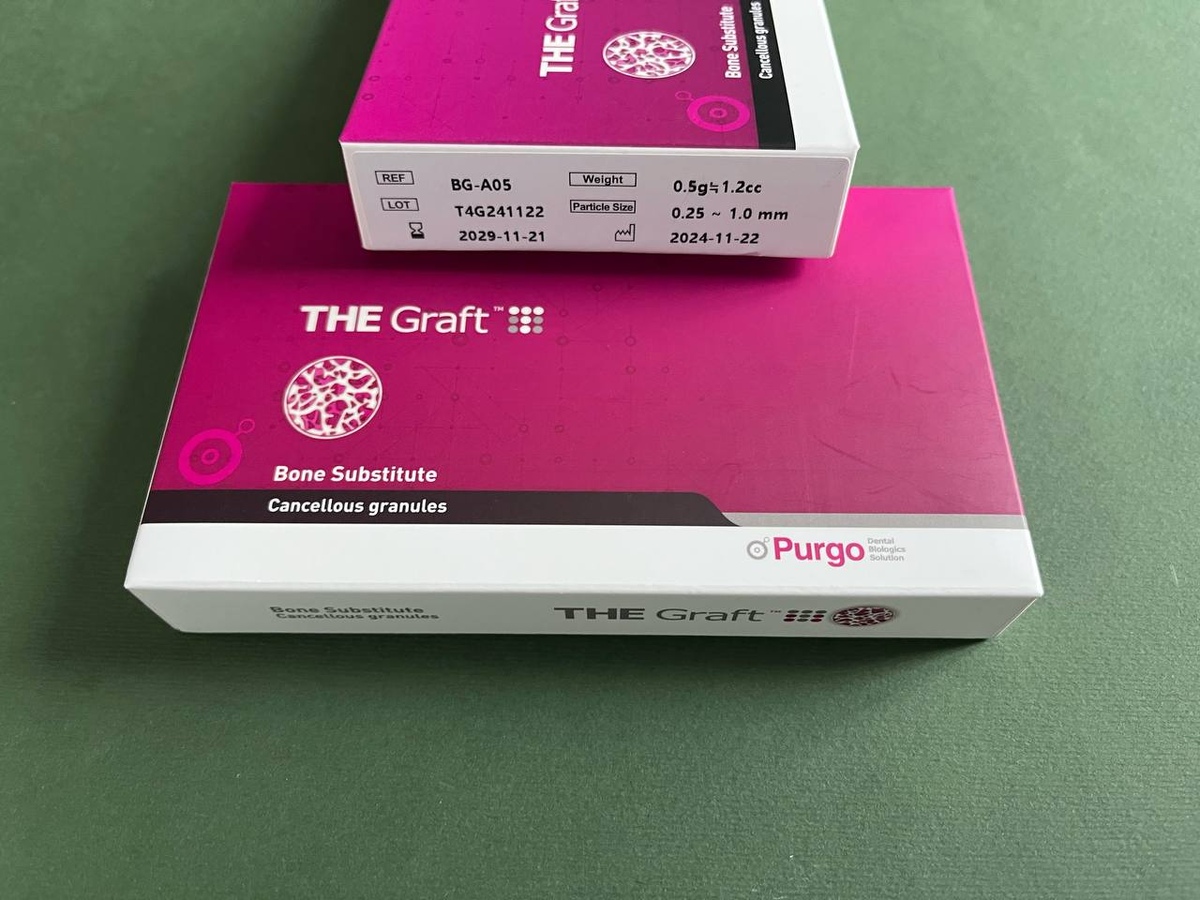 Кістковий матеріал Purgo The Graft 0,5 г (1,2 см. куб.) природного походження (S)