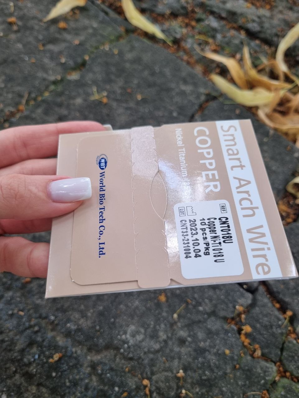 Дуги ортодонтичні WBT Copper Ni-Ti КРУГЛІ Upper (верх, 1 шт)