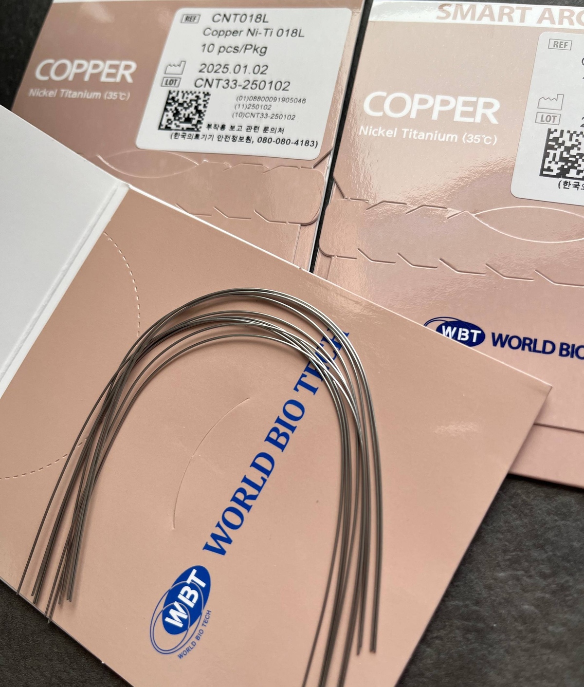Дуги ортодонтичні WBT Copper Ni-Ti КРУГЛІ Upper (верх, 1 шт)