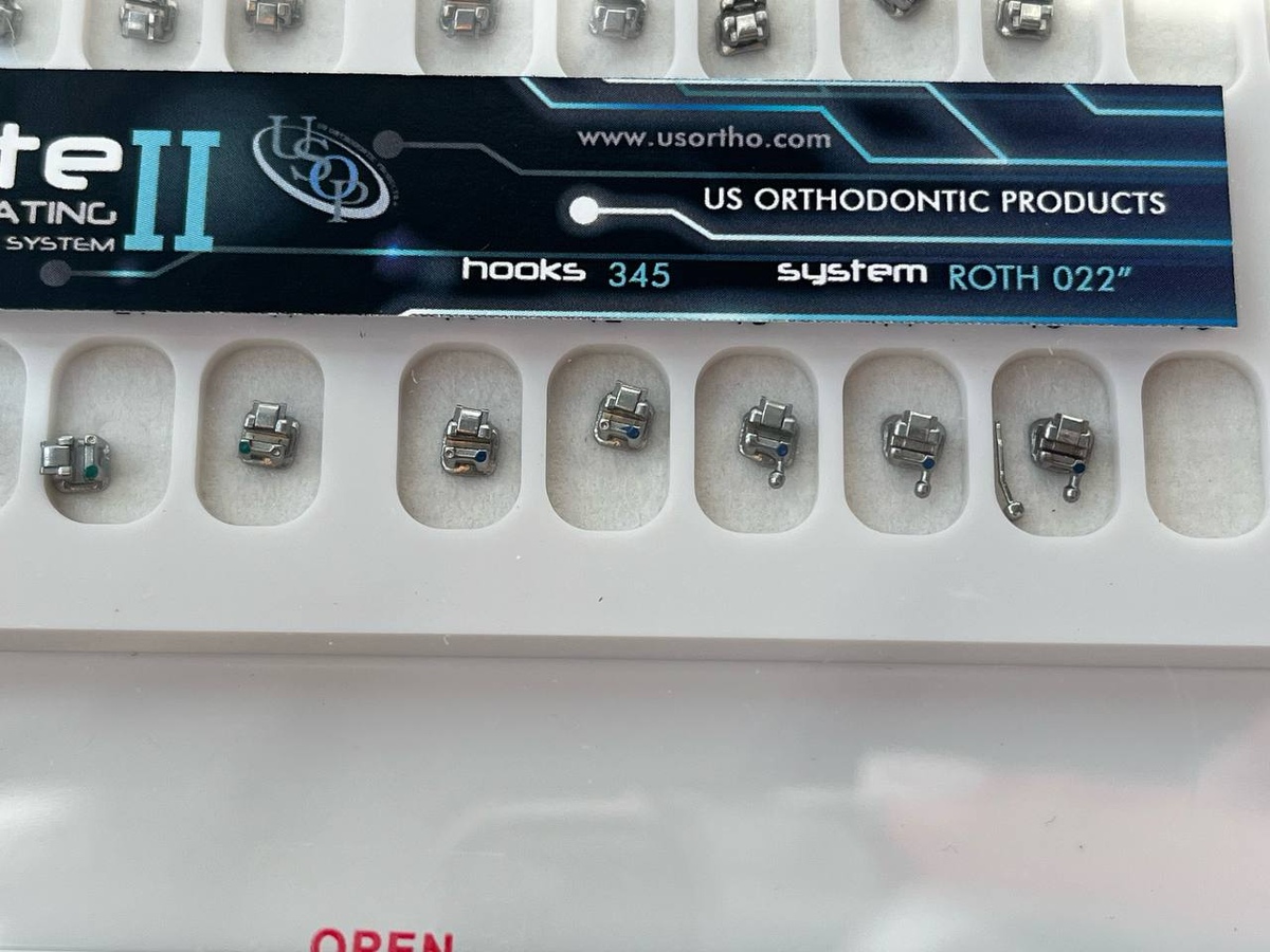 Брекети металеві Pro Gate II Roth 022 гачок 3,4,5 USOP (USA) (набір)