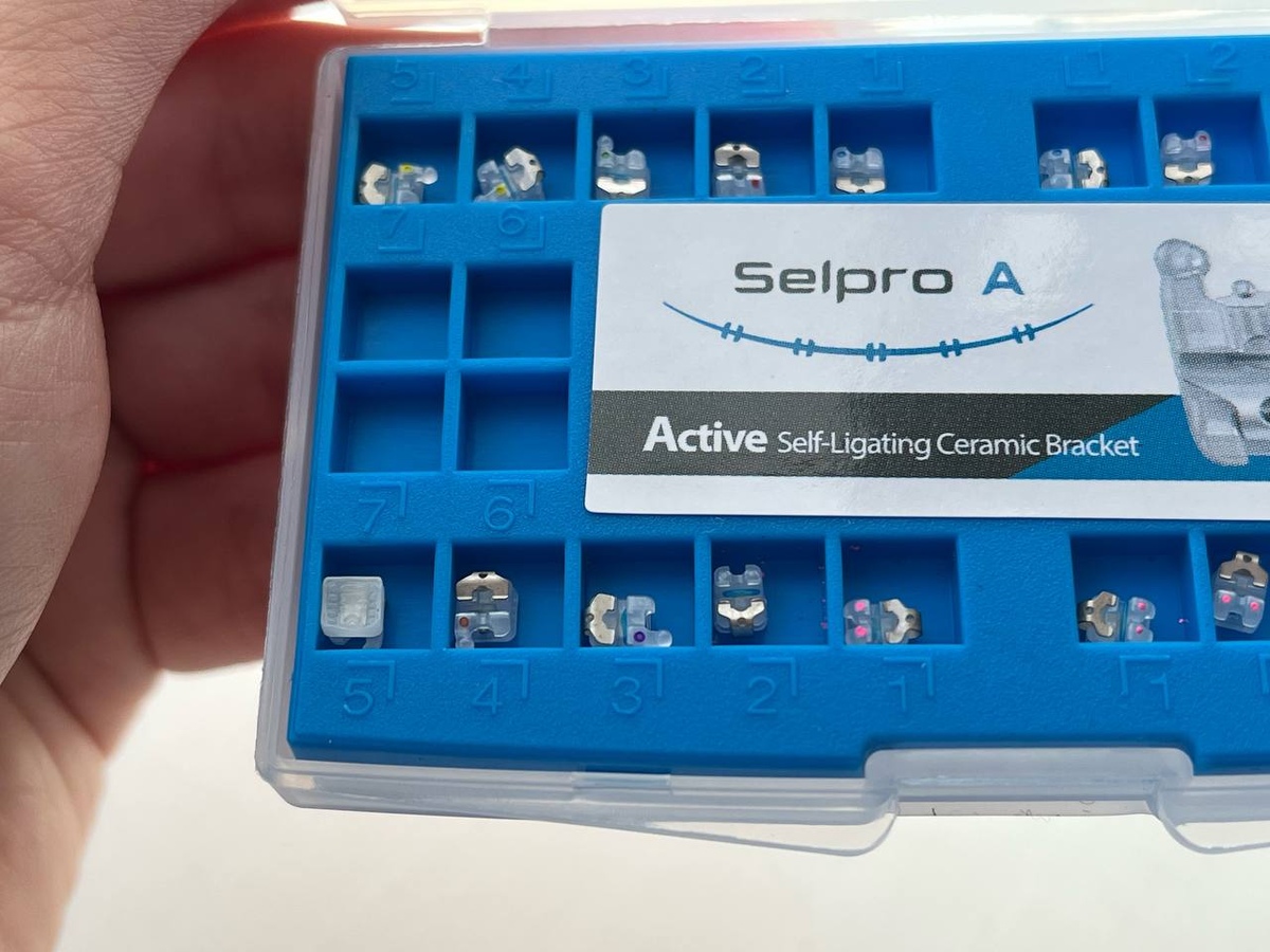 Брекети керамічні Selpro A Roth 022 гачок 3,4,5 WBT (Korea) (набір)