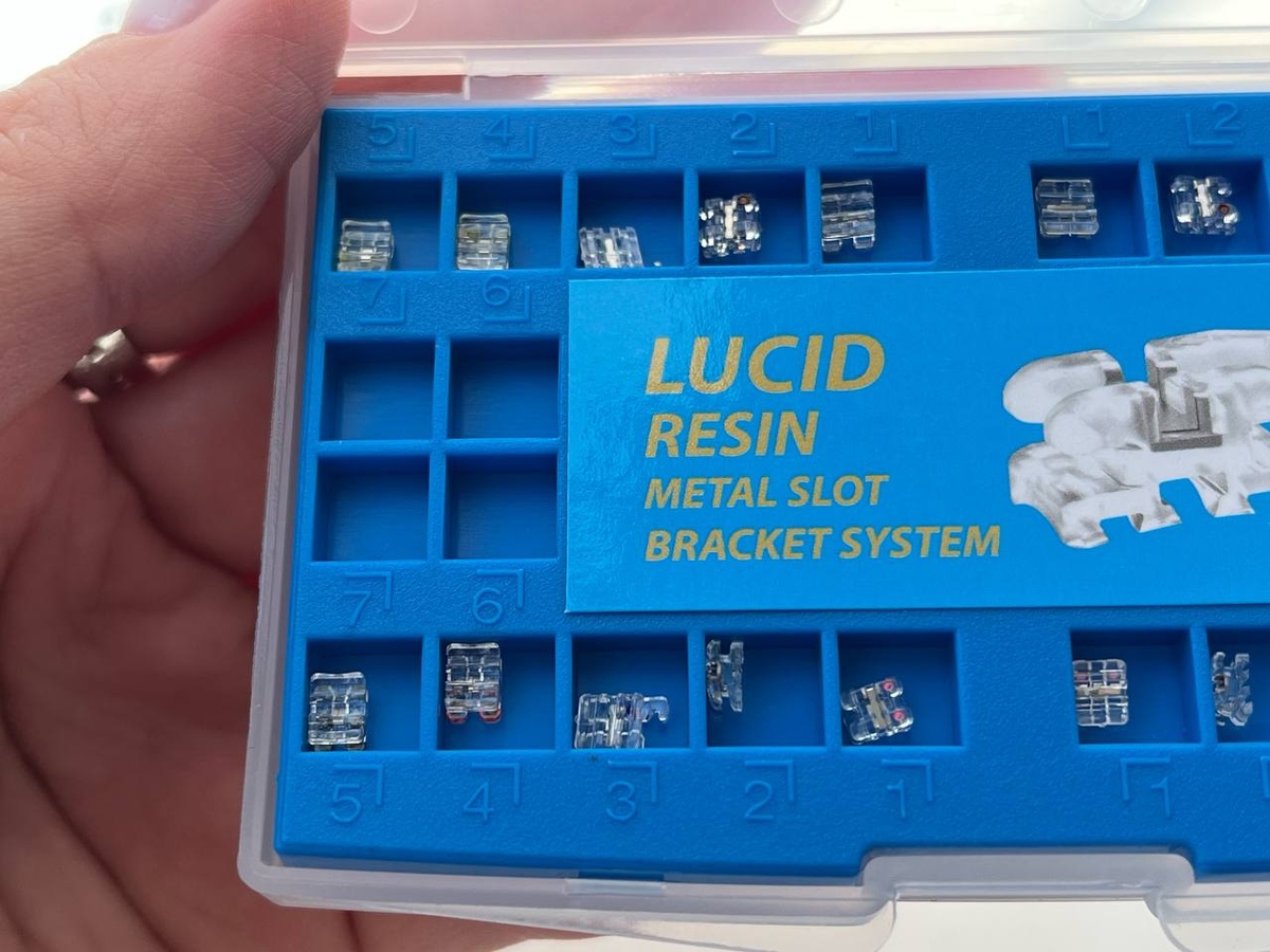 Брекети полікарбонатні Lucid Roth 022 гачок 3 WBT (Korea) (набір)