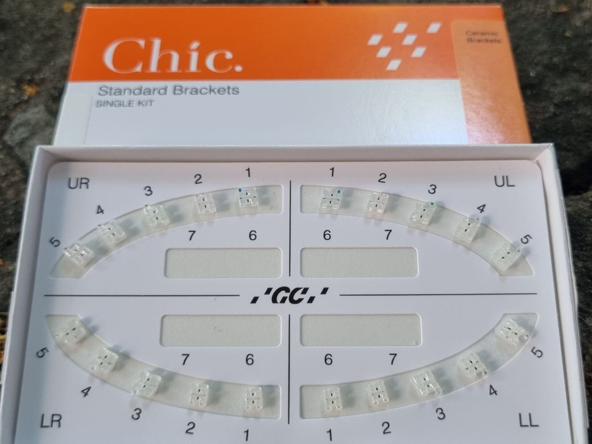 Брекети керамічні Chic Roth 022 гачок 3,4,5 GC (USA)