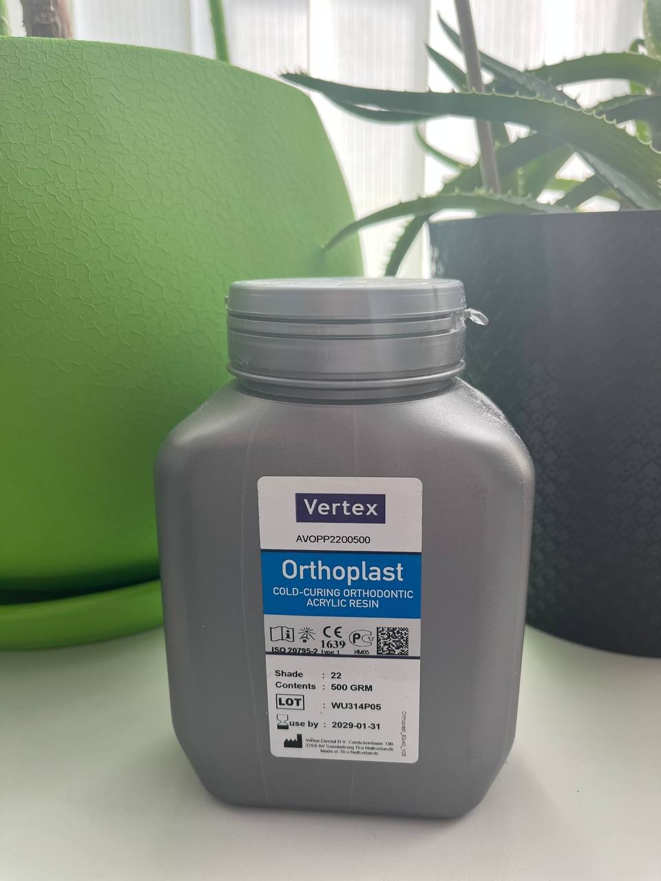 Порошок Ortoplast VERTEX (полімер, безкольоровий) 500 г