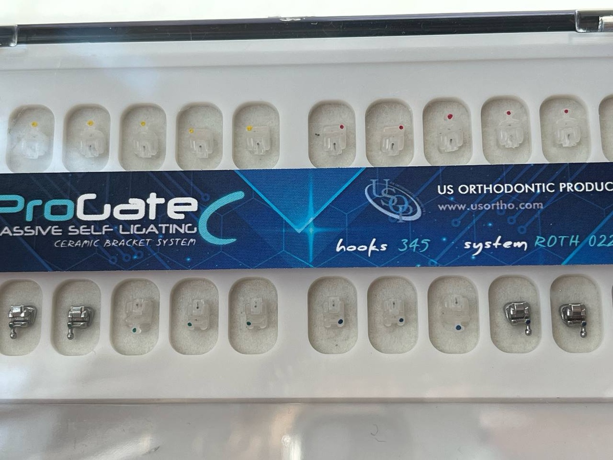 Брекети керамічні Pro Gate C Roth 022 гачок 3,4,5 USOP (USA) (нижня щелепа)