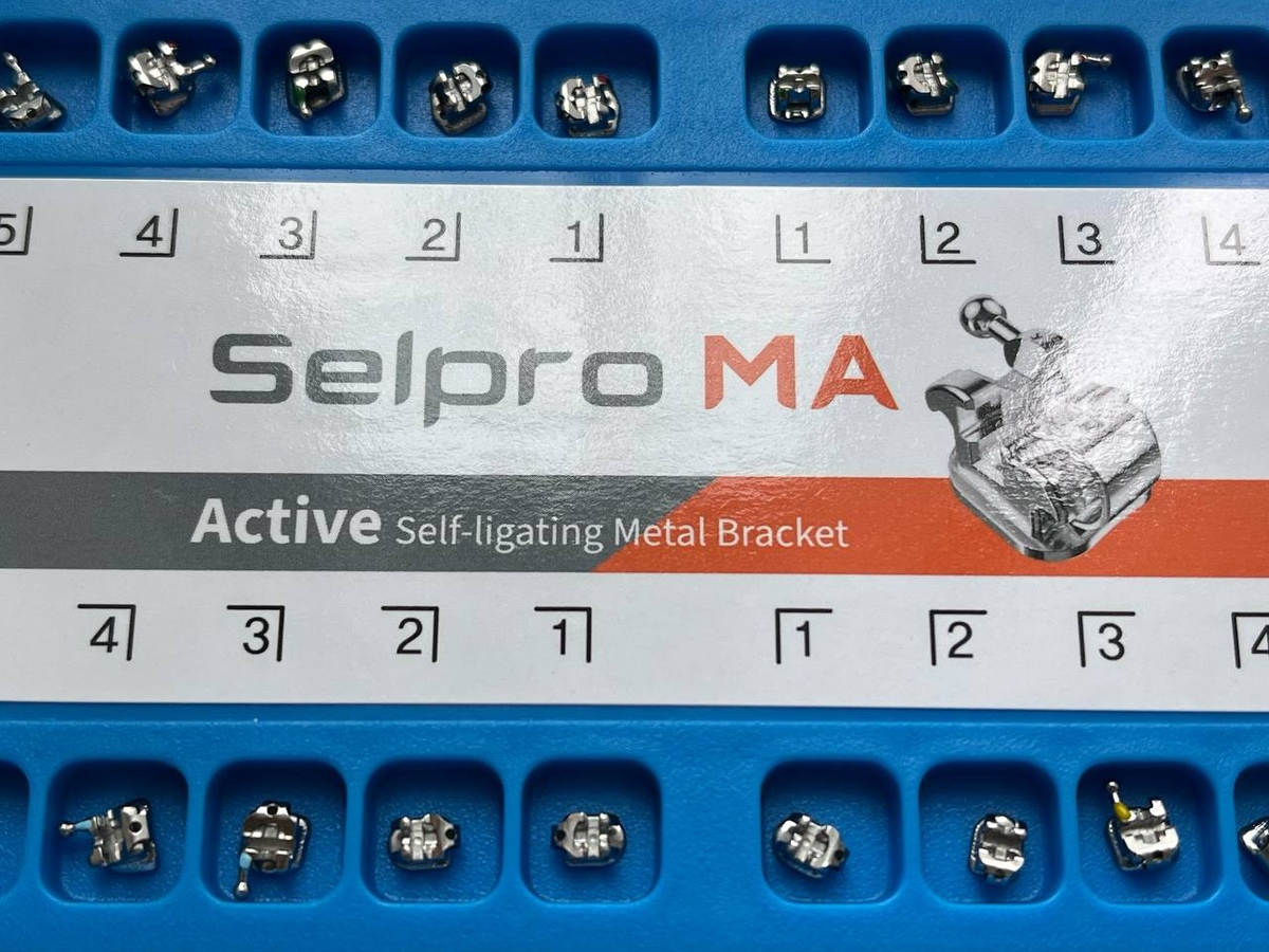 Брекети металеві Selpro MA Roth 022 гачок 3,4,5 WBT (Korea) (набір)