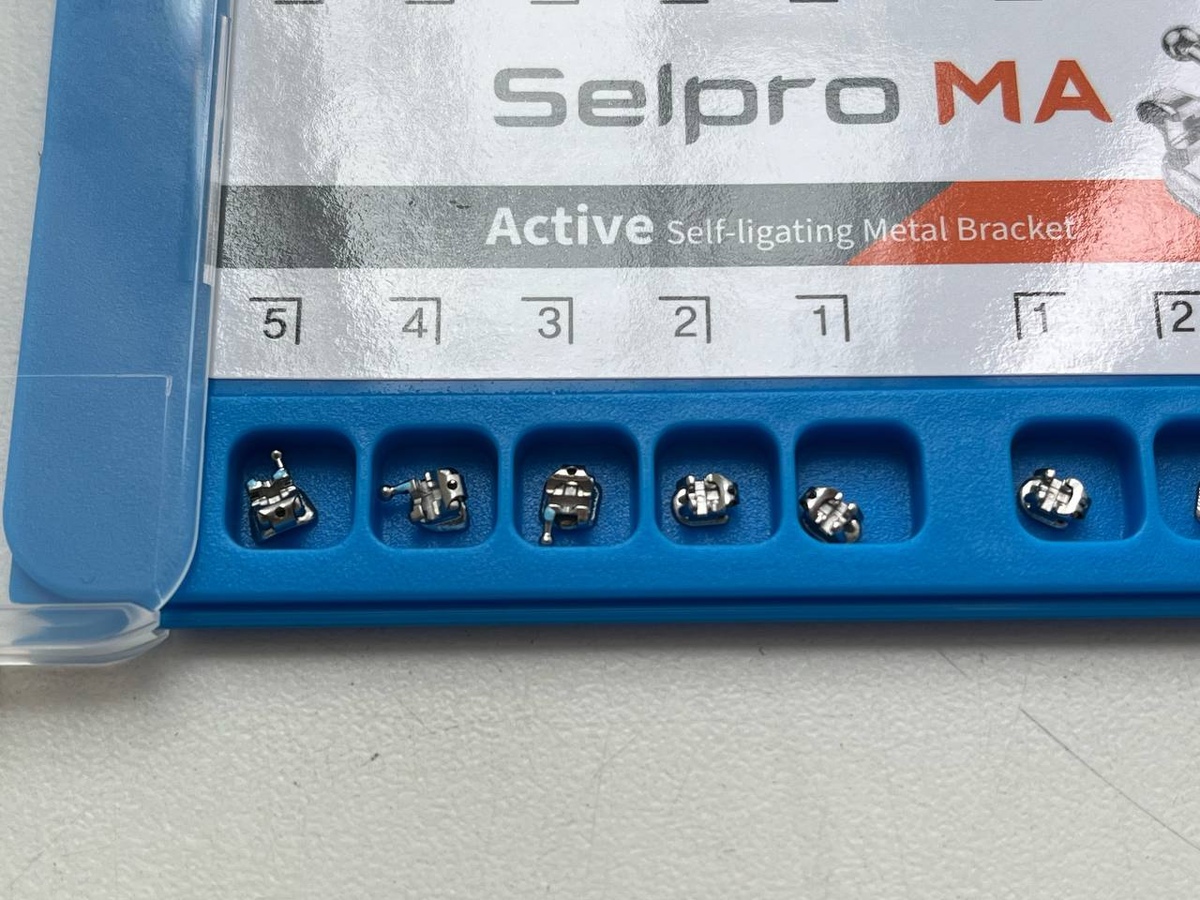 Брекети металеві Selpro MA Roth 022 гачок 3,4,5 WBT (Korea) (набір)