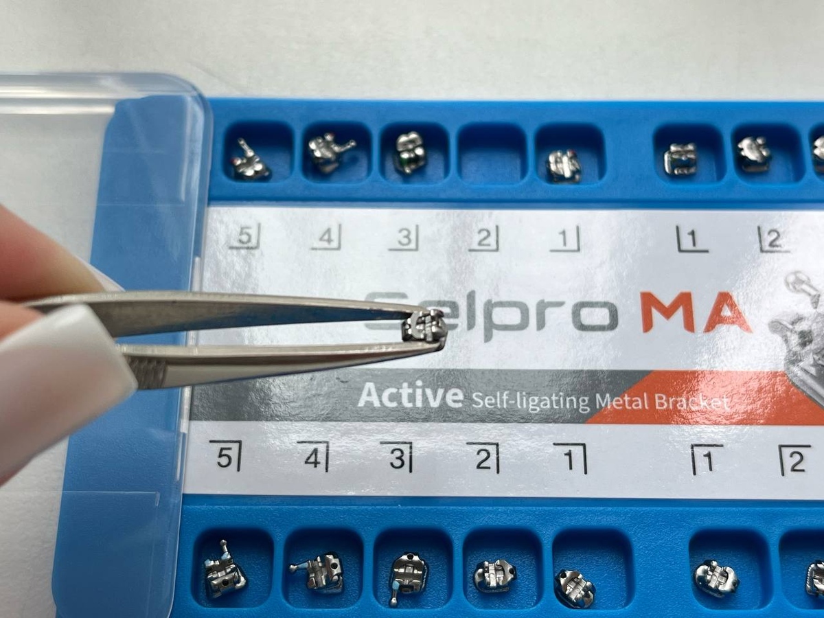 Брекети металеві Selpro MA Roth 022 гачок 3,4,5 WBT (Korea) (набір)