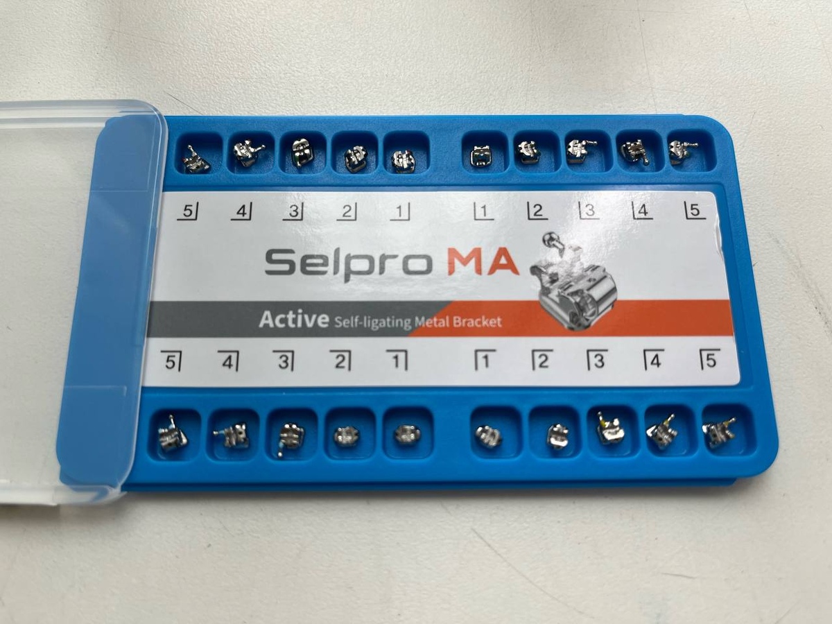 Брекети металеві Selpro MA Roth 022 гачок 3,4,5 WBT (Korea) (набір)