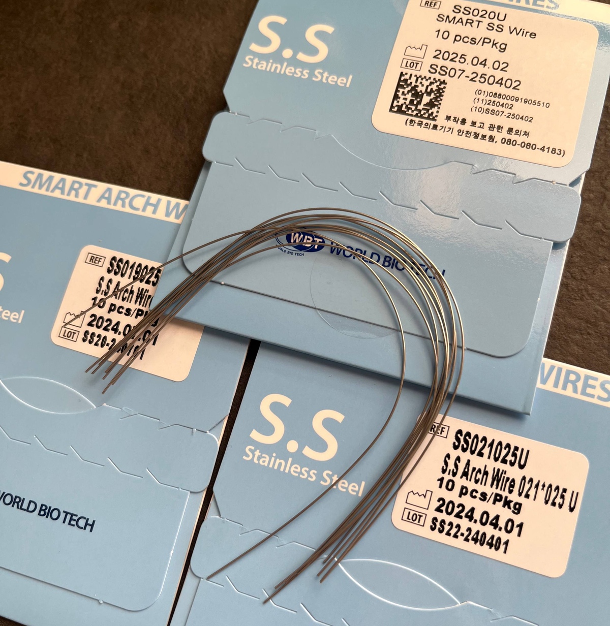 Дуги ортодонтичні WBT SS КРУГЛІ Lower (низ, 1 шт)